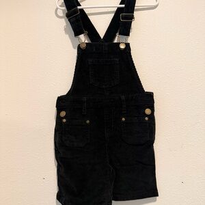 Jamie Kay Black Corduroy Romper